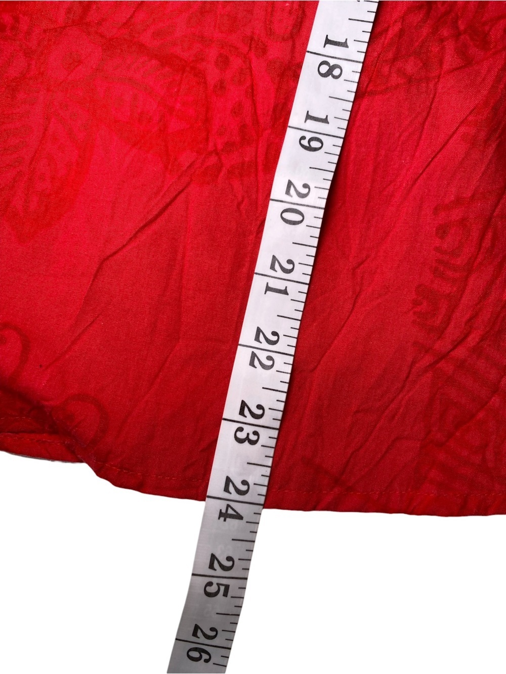 Kim Rogers Vintage Y2K Red Crinkle Texture Button Front Collared Blouse - Picture 12 of 12